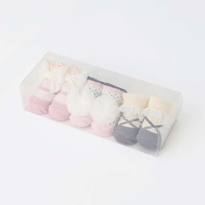 3-Pair Socks Set,Light pink, medium image number 12