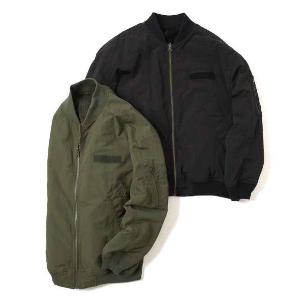 Reversible MA-1 Jacket,Black, large image number 8