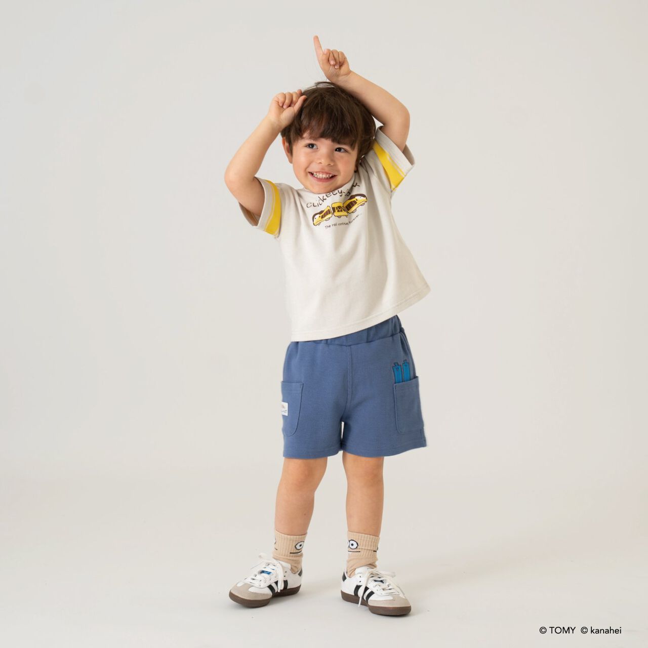 Gather! Plarails [Tomo Pants] Rails Jokers / 4-Length Pants,Moderate blue, large image number 14