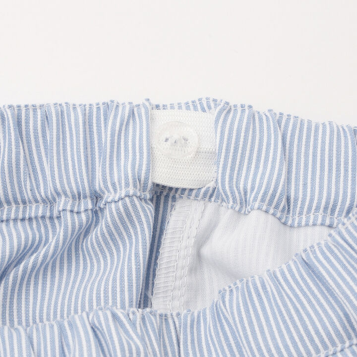 Stripe Waist Tuck Easy Pants,Pearl white, medium image number 10