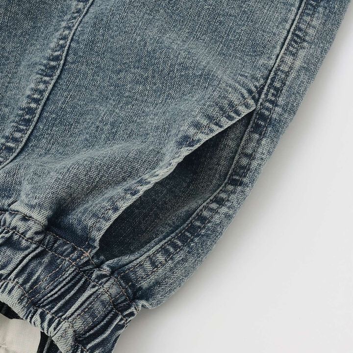 Quick-Dry Stretch Denim Cargo Pants,Gray, medium image number 12