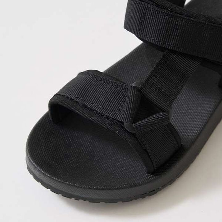 Tape Sandals,Black, medium image number 8