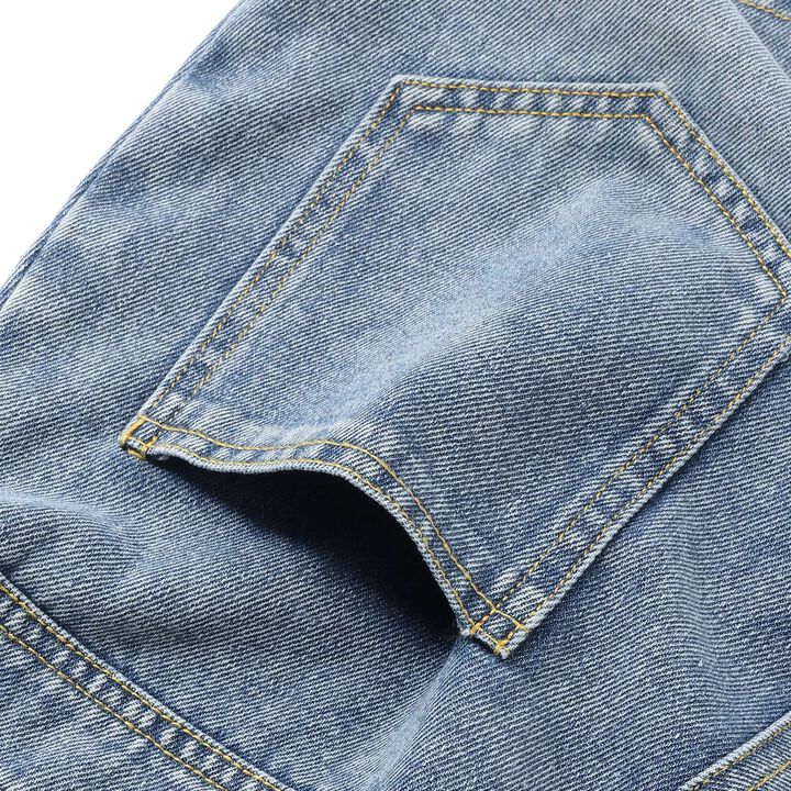 Denim Skirt with Shorts,Gray, medium image number 9