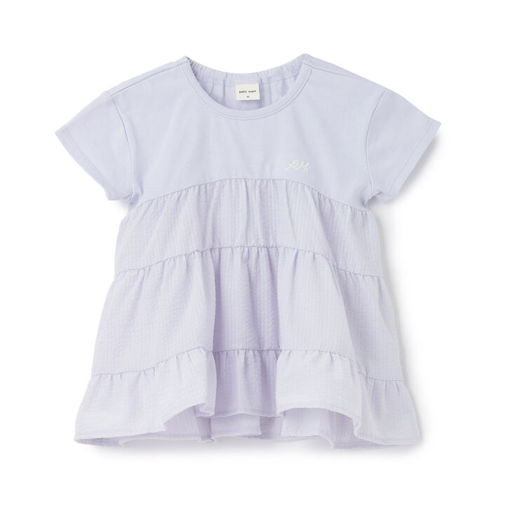 Link Docking Tiered T-Shirt,Lavender, medium image number 0