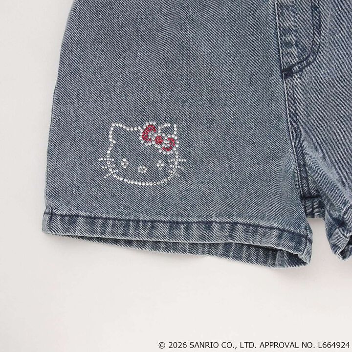 [Sanrio Characters] Denim Shorts,Black, medium image number 21