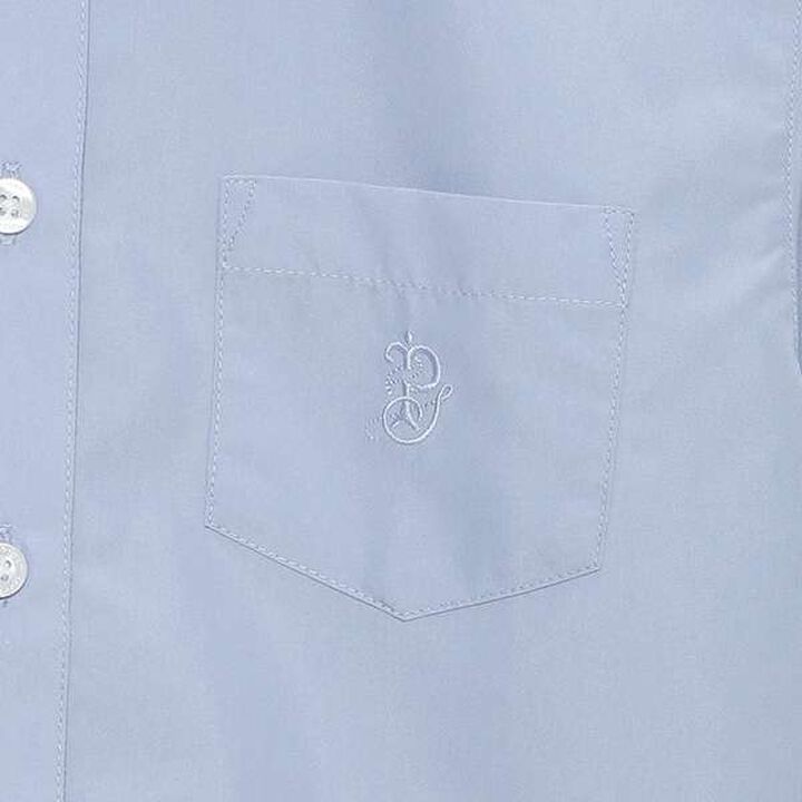 *Collar Long-Sleeve Shirt,Blue, medium image number 3