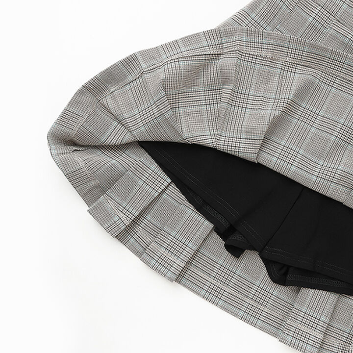 *Box Pleated Skirt-Pants,Gray, medium image number 8