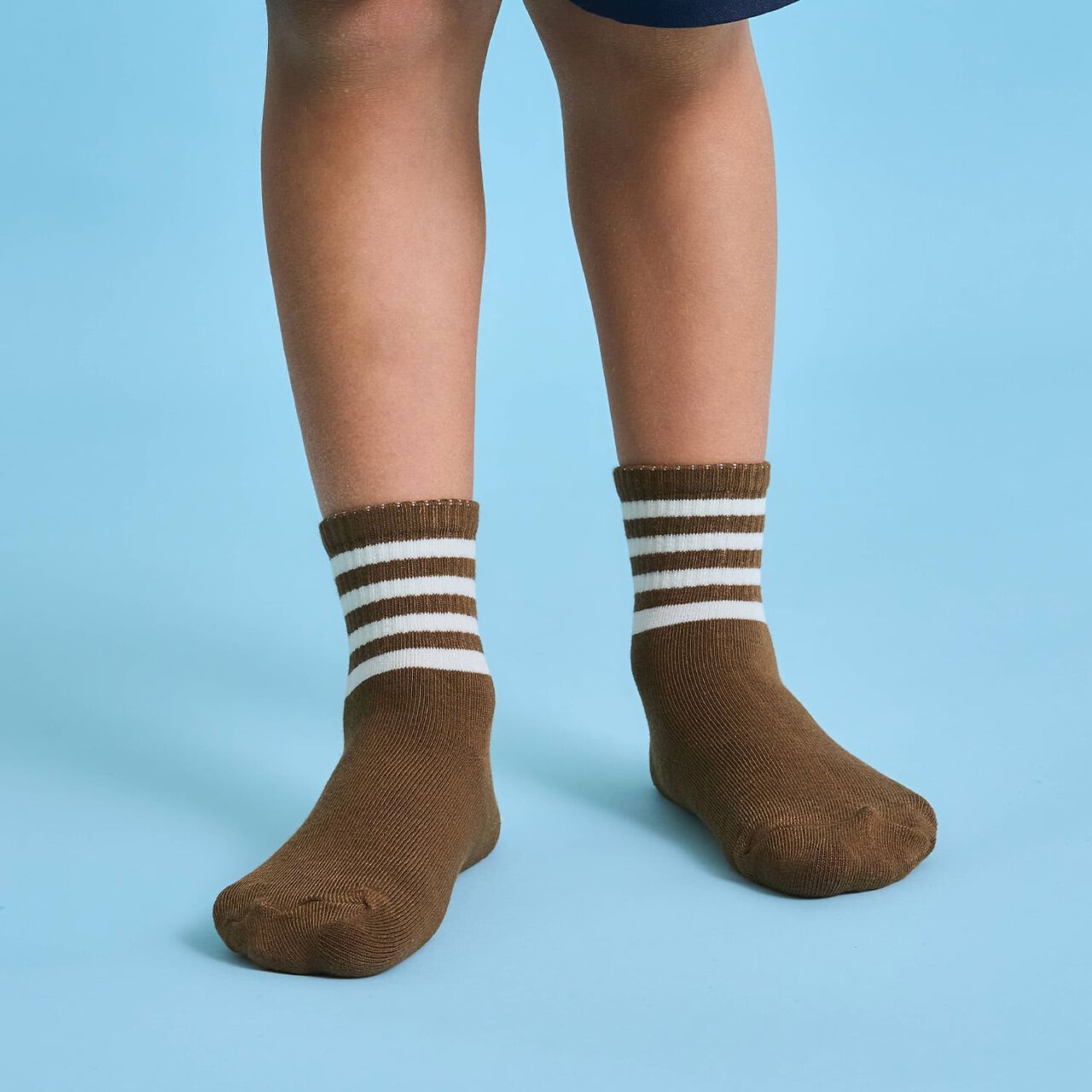 Line Assorted Crew Socks,Dark brown, large image number 14