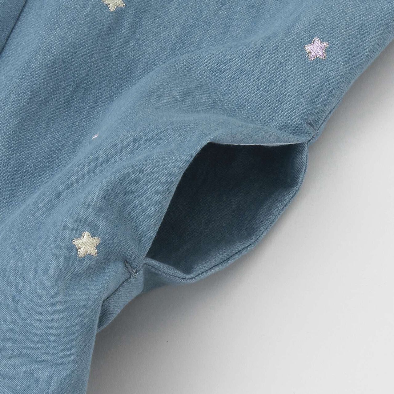 [Restock] Star Embroidery One-Piece Dress [Not Available in Direct Stores],Navy, large image number 5