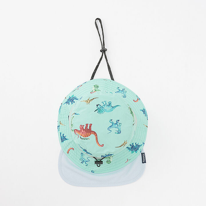 All-Over Pattern Outdoor Hat,Emerald green, medium image number 3