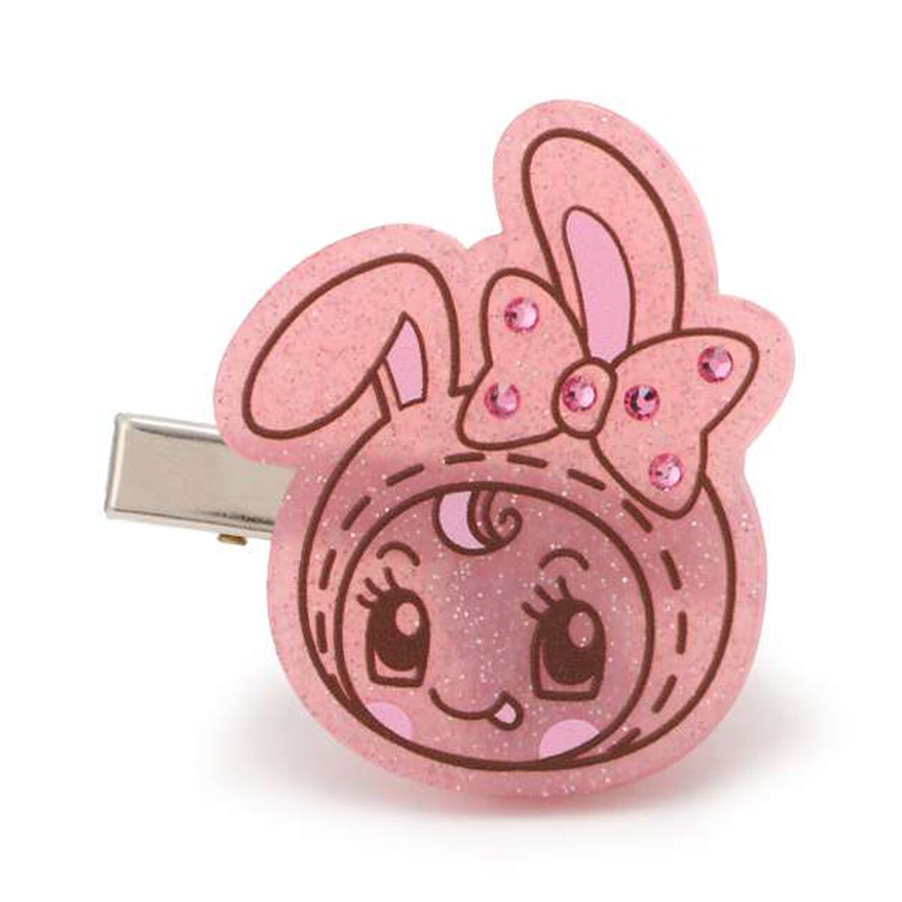 Assorted Character Sparkling Bang Clips,Light pink, large image number 0