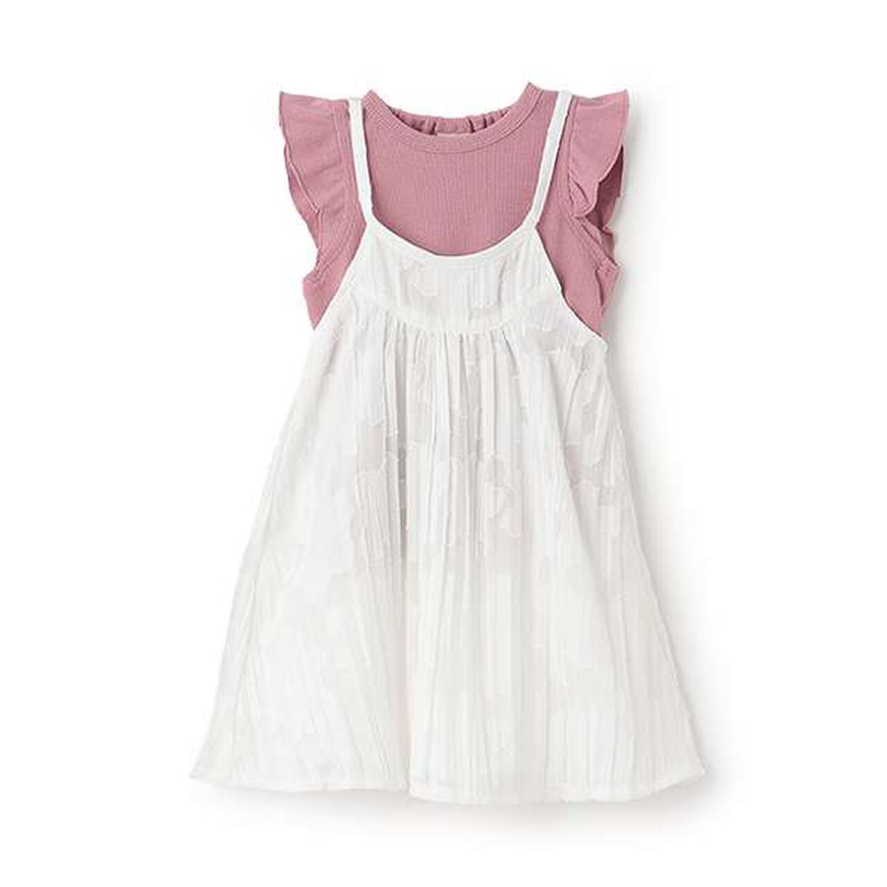 [Link] Jacquard Camisole Dress Set,Turquoise, large image number 5