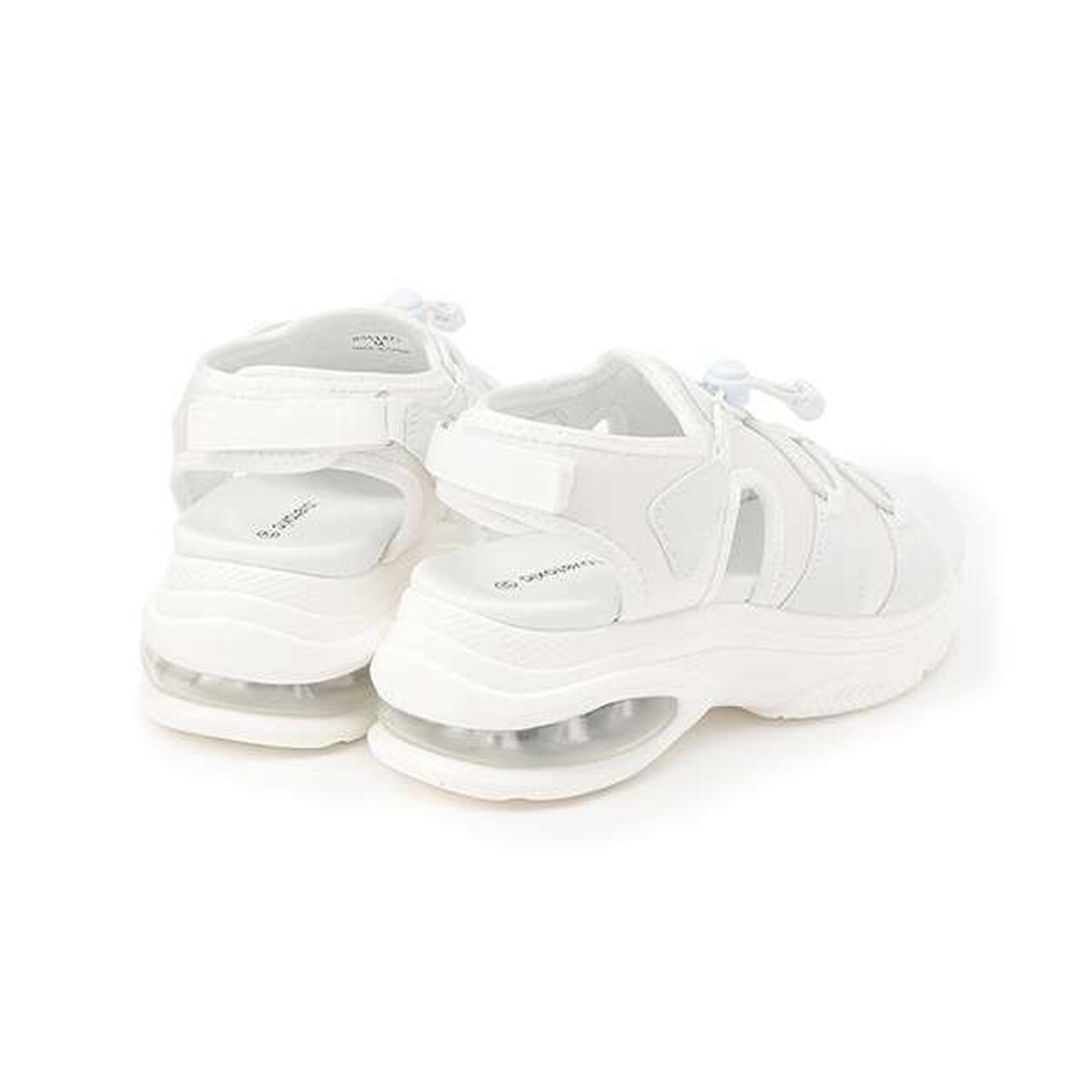 Drawstring Platform Sandals,Sax blue, large image number 1