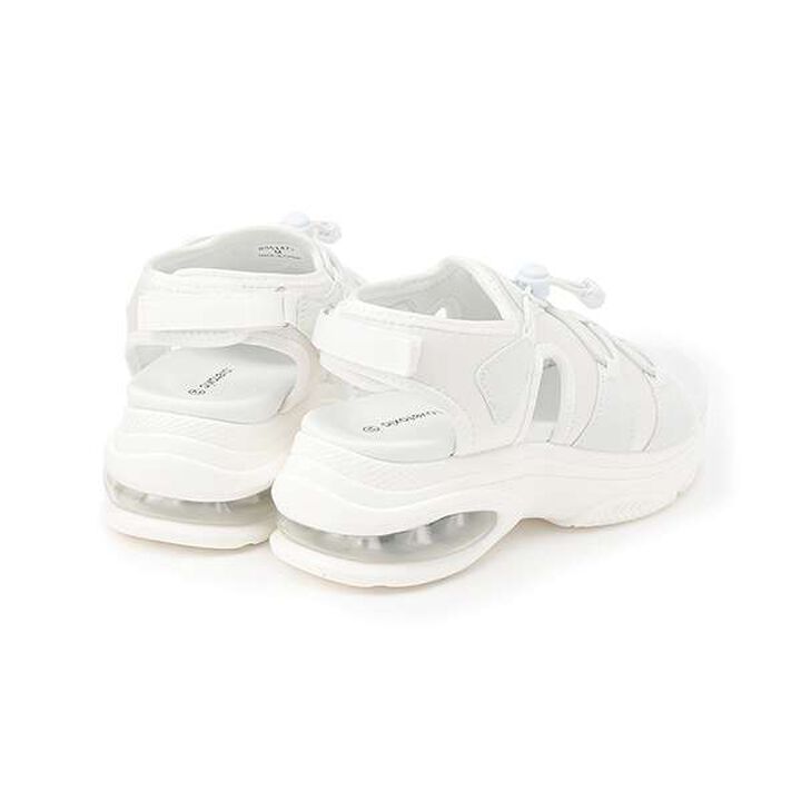 Drawstring Platform Sandals,Sax blue, medium image number 1