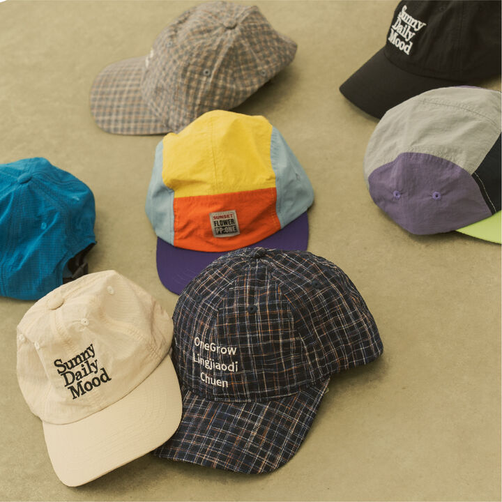 [D Select] Nylon Embroidered Cap,Blue, medium image number 24