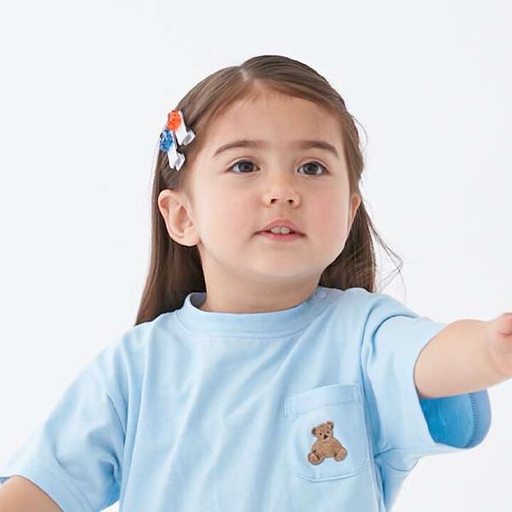 Bear Hair Clips 2-Pack,Light pink, medium image number 6