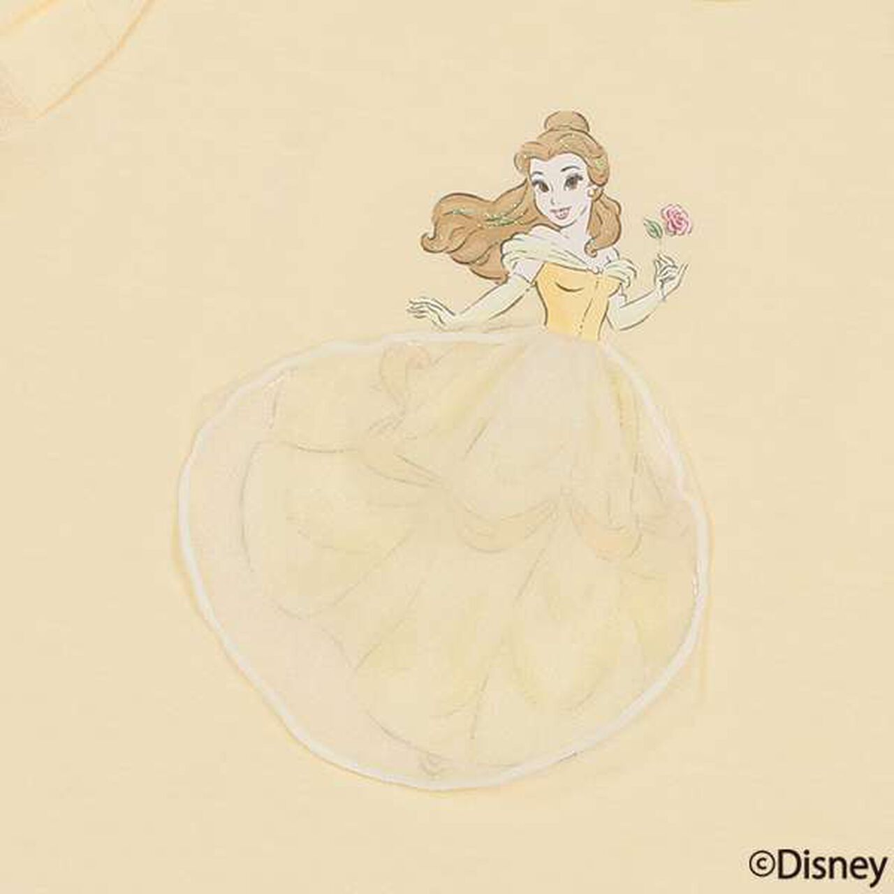 [Disney] Tulle Sleeve Graphic T-Shirt,Light blue, large image number 5