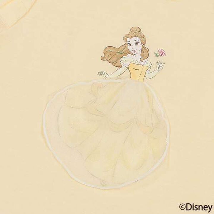 [Disney] Tulle Sleeve Graphic T-Shirt,Light blue, medium image number 5