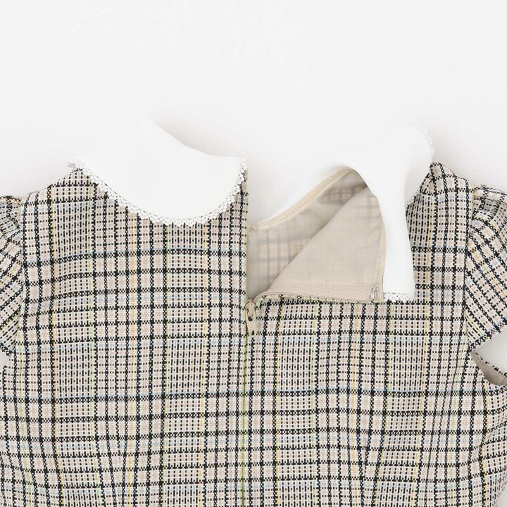 [Formal] Checkered OP + Scallop Trim JK Set,Beige, medium image number 18