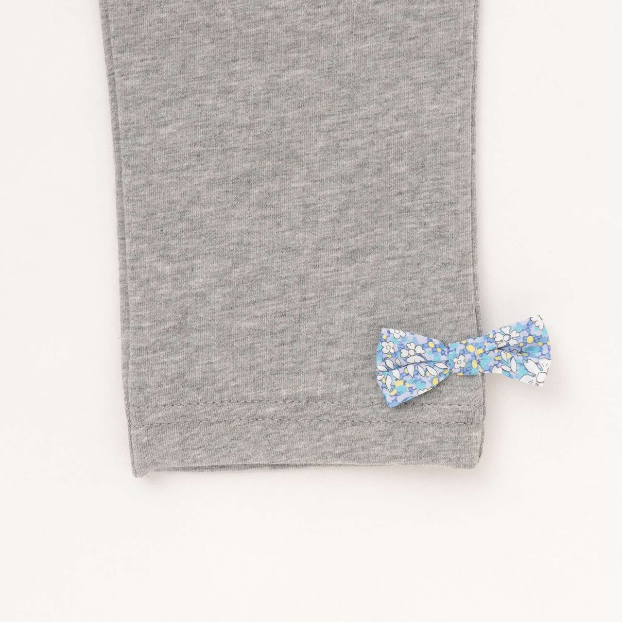 Organic Ribbon Leggings [Made in Japan],Pearl white, large image number 3