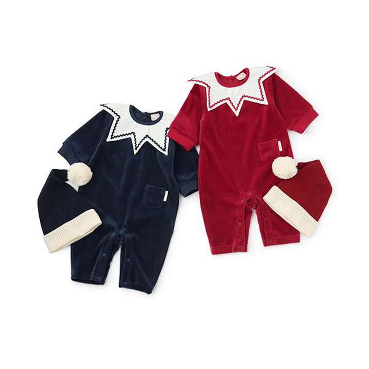 Xmas Santa Hat Coverall,Red, medium image number 2