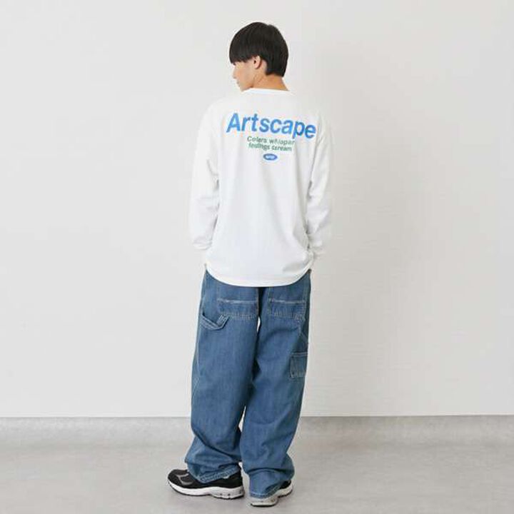 Pocket Logo Print Long-Sleeve T-Shirt,Light gray, medium image number 12