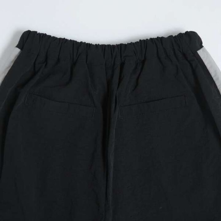 [Set Up Compatible] Striped Nylon Track Pants,Black, medium image number 4