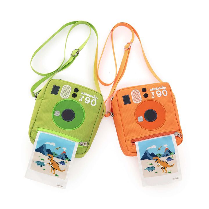 Toy Camera Style Shoulder Bag,Yellow green, medium image number 6