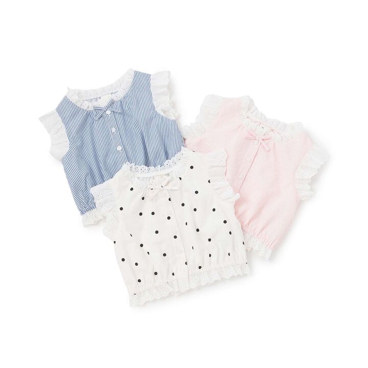 Link Cotton Lace Top,Ivory, medium image number 12