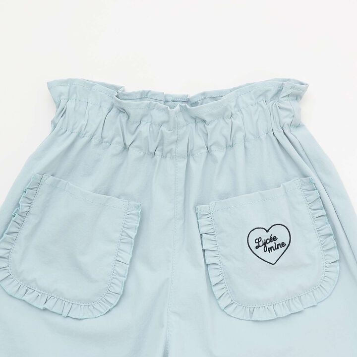 [Land and Water Use] Frill Pocket Shorts for Girls [Kids' Clothing],Red, medium image number 7