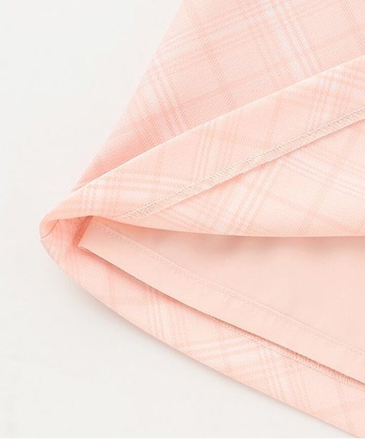 Trapezoid Checkered Skirt,Gray, medium image number 10