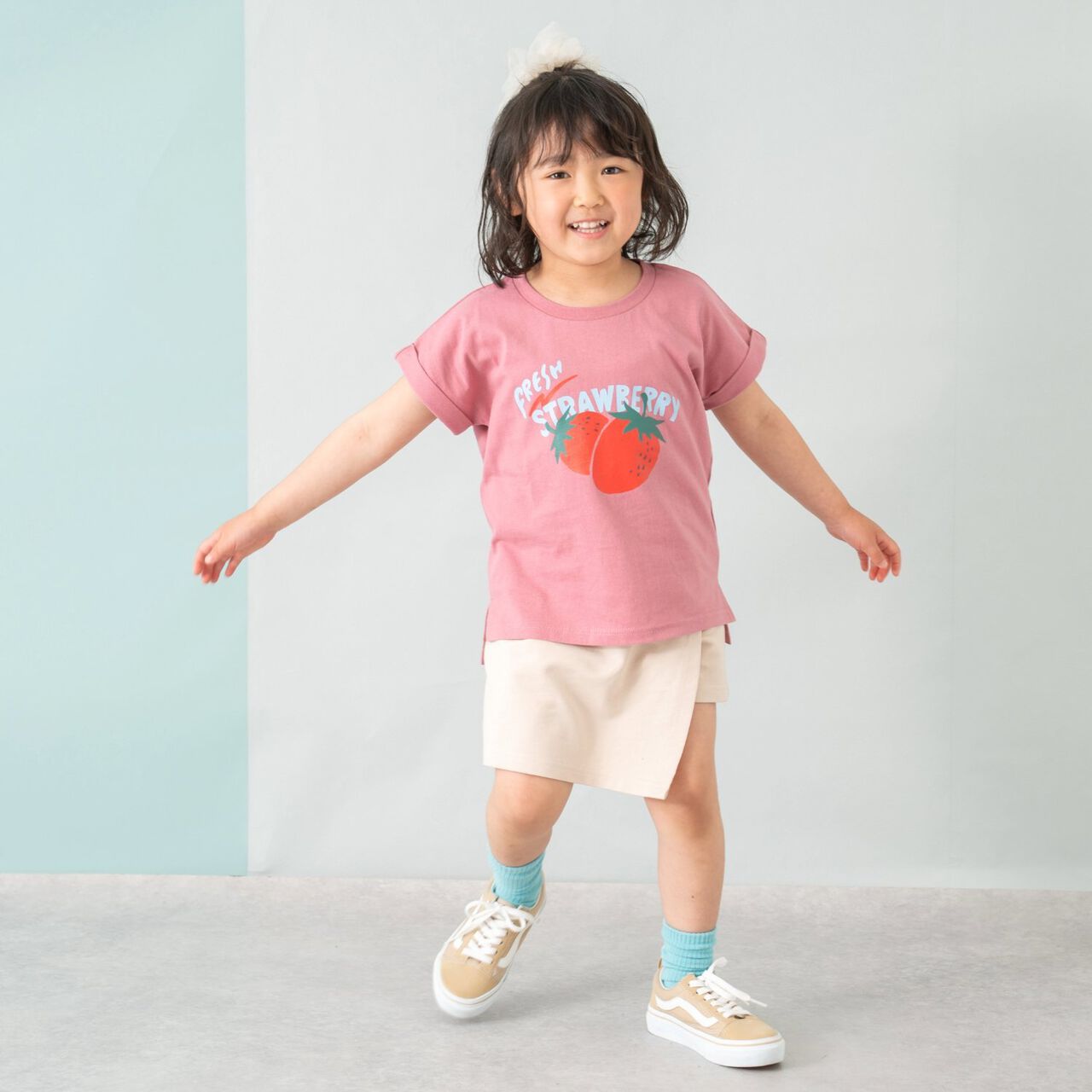 Cut Trapeze Wrap Culottes,Beige, large image number 6