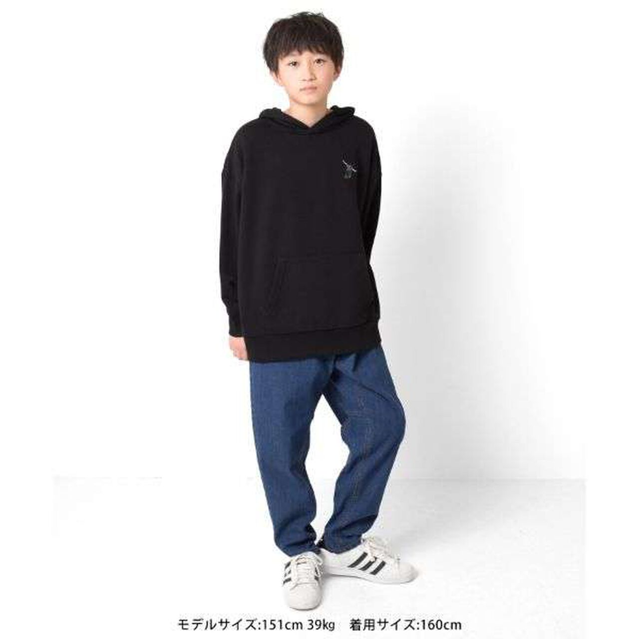 Fleece Skater Embroidery Big Parka,Milky white, large image number 11