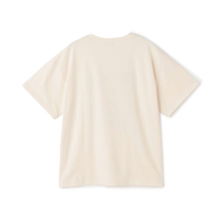[100% Cotton / GOOD PRICE] Assorted Motif Loose Half Sleeve T-Shirt,Red, medium image number 18