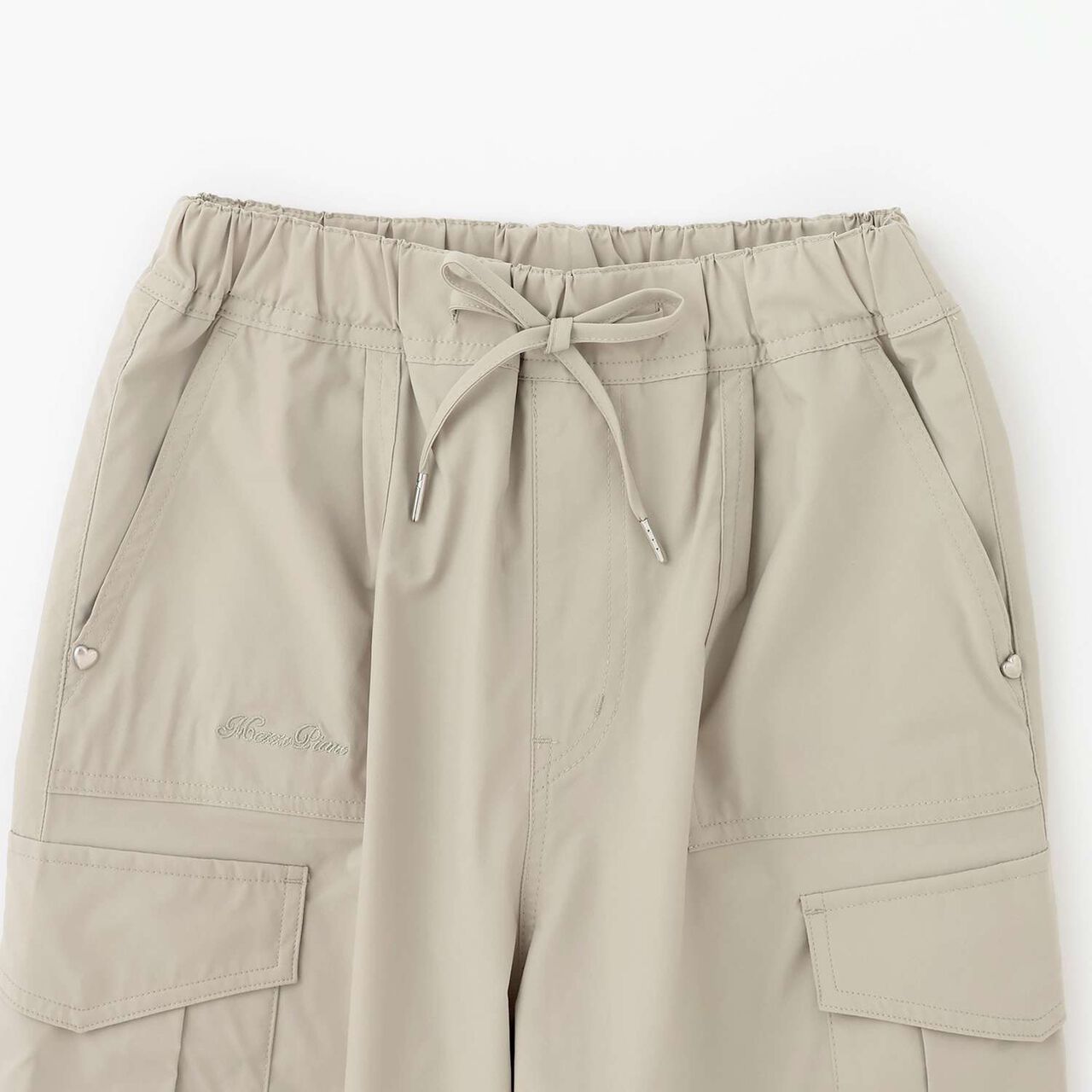 [Functional Material] Land and Water Use / Heart Pocket 2 WAY Cargo Pants,Light khaki, large image number 2