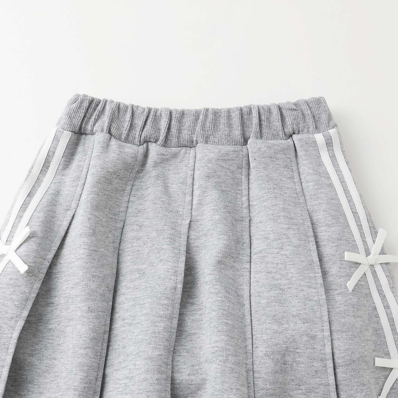 [Restock] Ribbon Line Skirt with Shorts,Gray, large image number 2