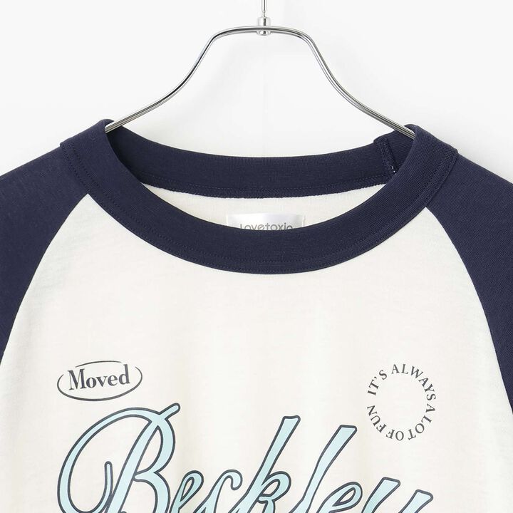 Logo Raglan Long-Sleeve T-Shirt & Pants Set [Loungewear/Pajamas],Navy, medium image number 3