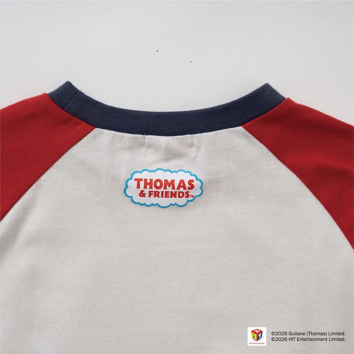 [Thomas the Tank Engine] Raglan Short Sleeve T-Shirt,Red, medium image number 8