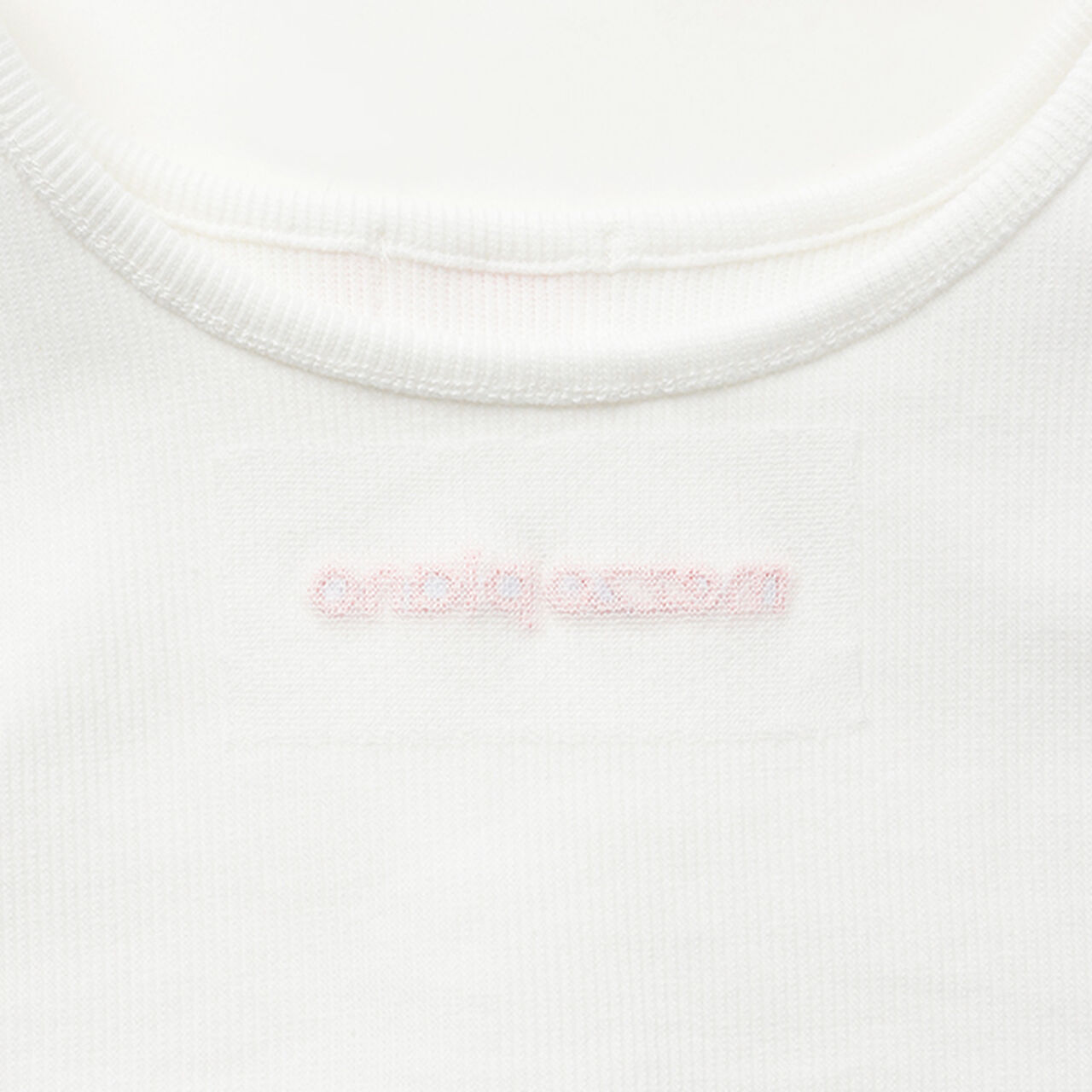 Sheer Shirt & Logo Rib Tank Top Set,Peach, large image number 11