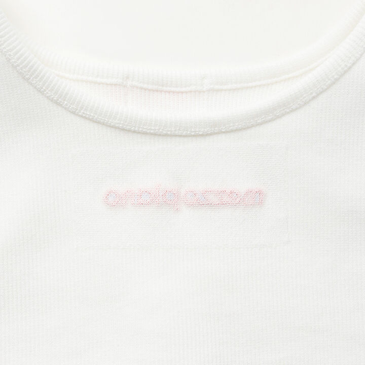 Sheer Shirt & Logo Rib Tank Top Set,Peach, medium image number 11