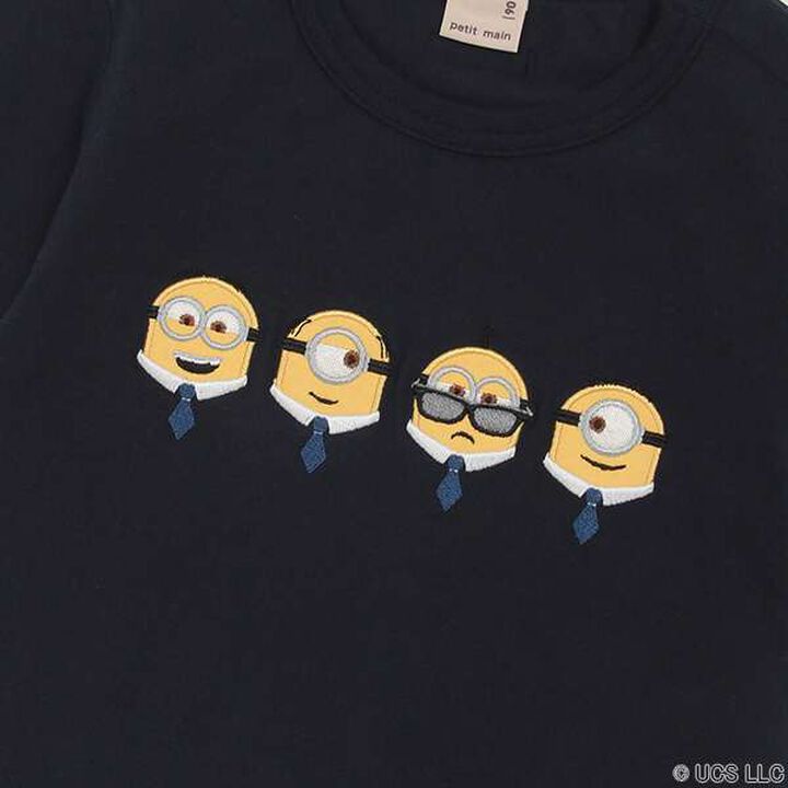 Minion Back Contrast T-Shirt,Navy, medium image number 3