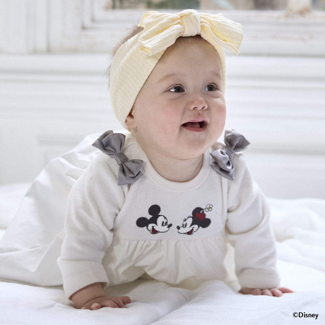 [Disney][Link] Docking OP Romper,Ivory, large image number 1