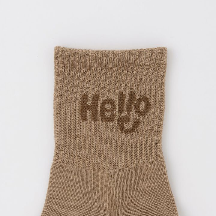 HELLO Socks [Kids] [Boys & Girls],Pearl white, medium image number 3