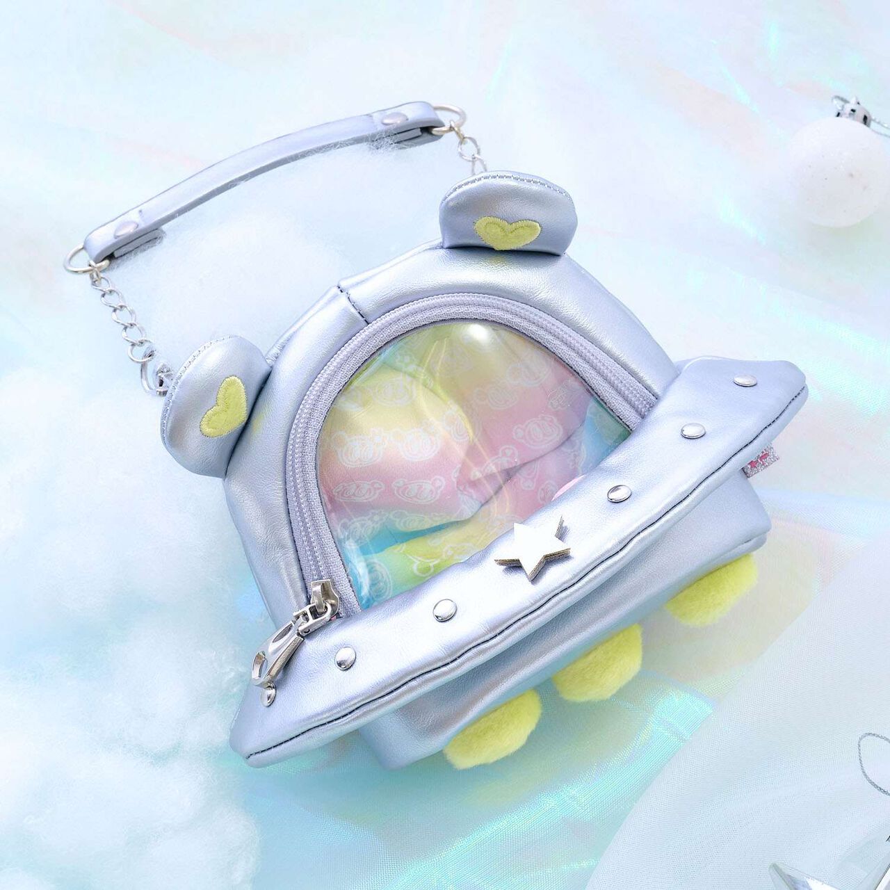 Mr. Nakamura's Spaceship Pouch,Silver, large image number 0