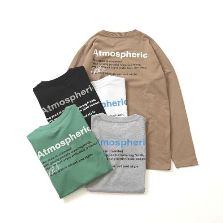 Affordable Back Logo Long-Sleeve T-Shirt,White, medium image number 6