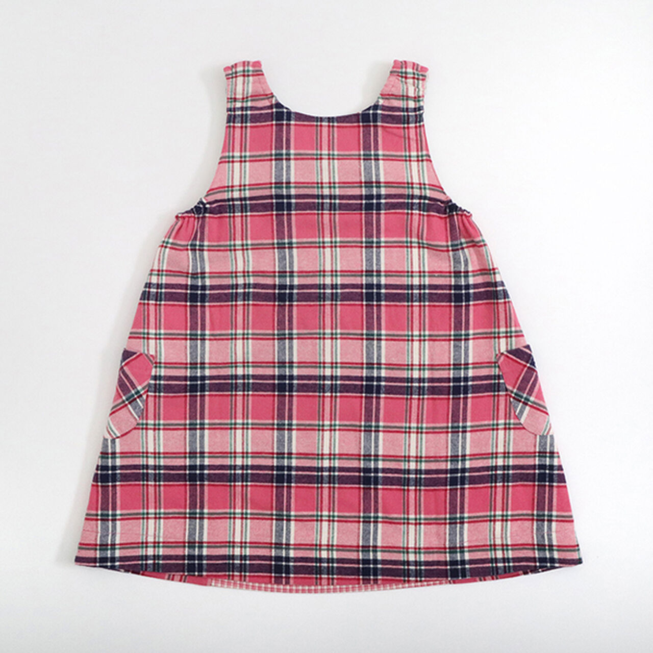 KP Check Reversible Jumper Skirt (0 to 0),Navy, large image number 11