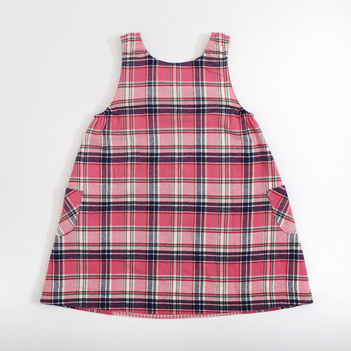 KP Check Reversible Jumper Skirt (0 to 0),Navy, medium image number 11