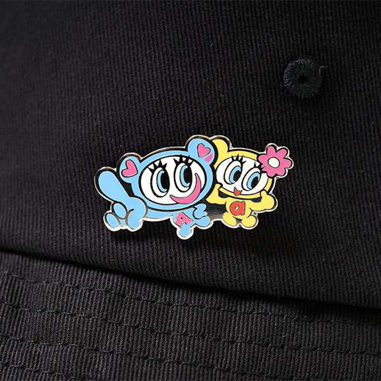 Mr. Nakamura Bucket Hat (with Pin Badge),Black, large image number 17