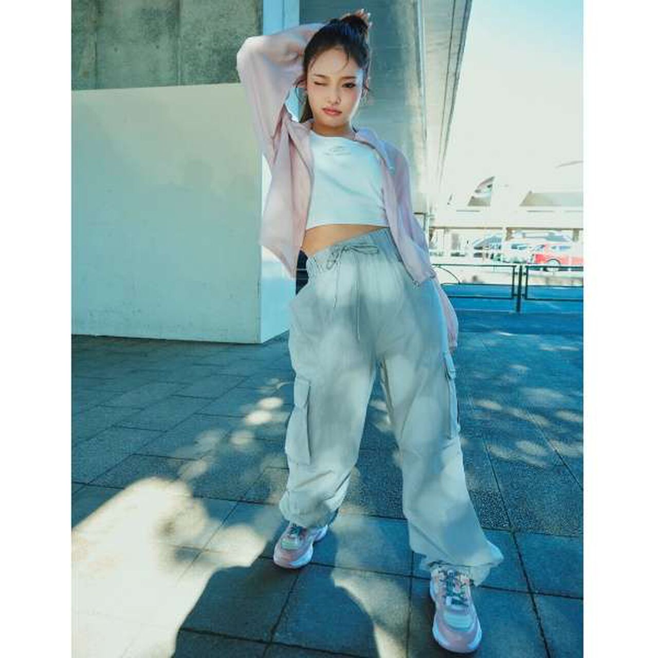 [LTXC] Cool Touch Cargo Pants,Gray, large image number 0