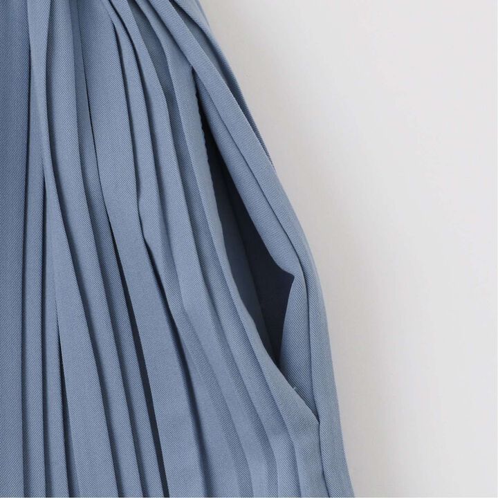 [Pleated Shirt Dress + Knit Vest Set],Blue, medium image number 9